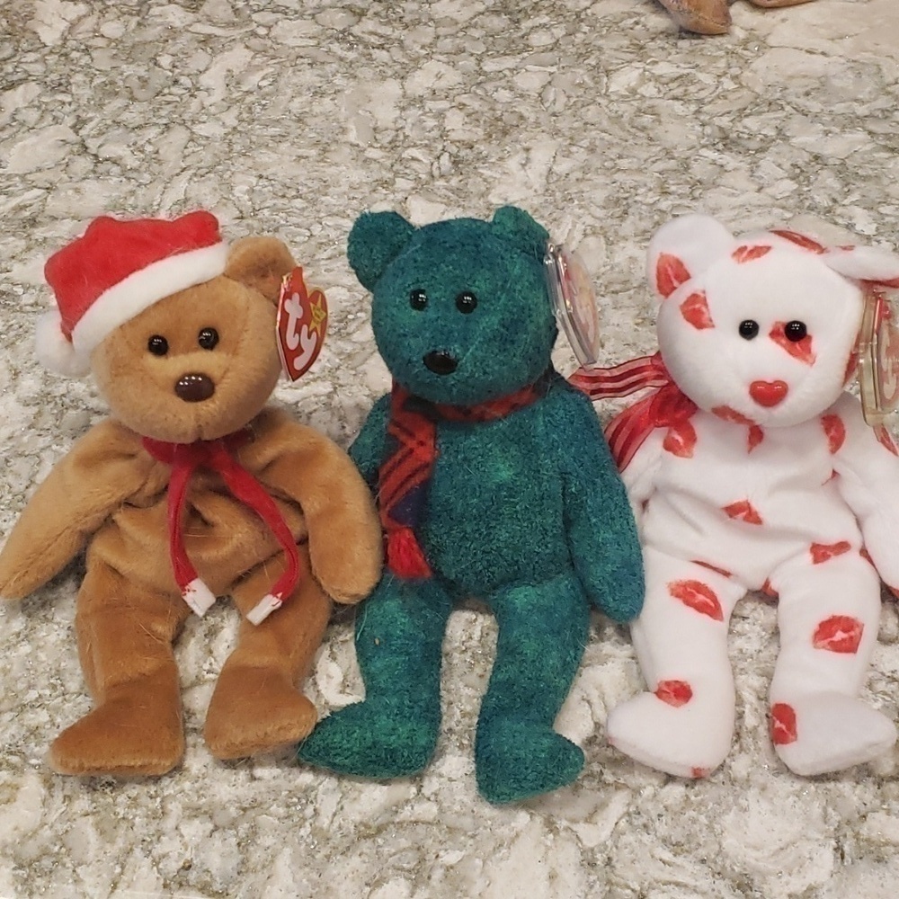 Beanie babies lot of 3 Bears